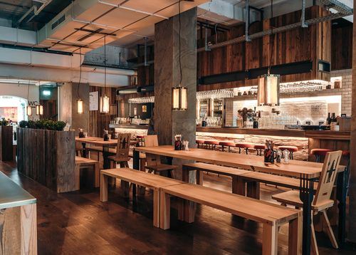 Innenausstattung Restaurant Heimwerk